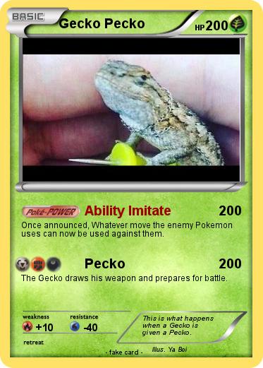 Pokemon Gecko Pecko