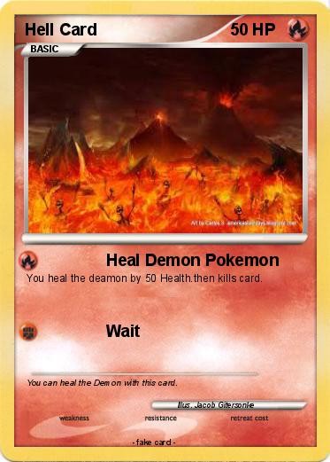 Pokemon Hell Card