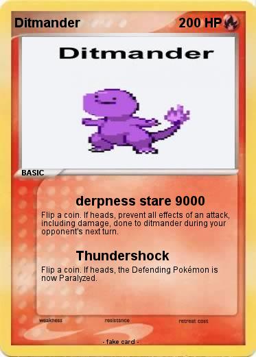 Pokemon Ditmander