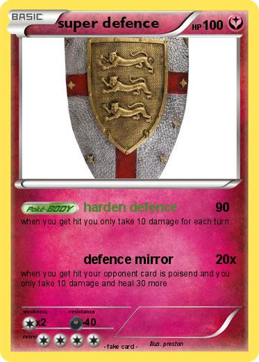Pokemon super defence