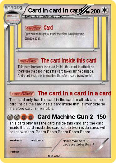 Pokemon Card in card in card