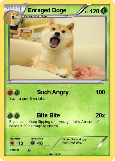 Pokemon Enraged Doge