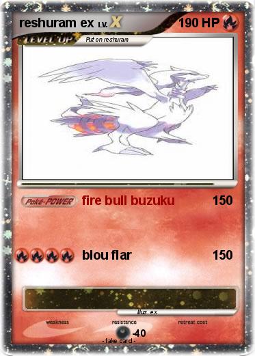 Pokemon reshuram ex