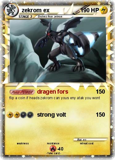 Pokemon zekrom ex