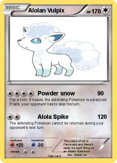 Pokemon Alolan Vulpix