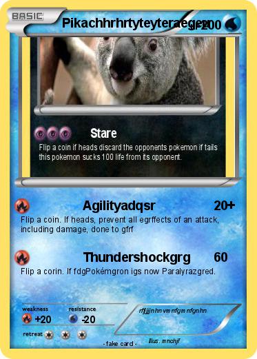 Pokemon Pikachhrhrtyteyteraegeu
