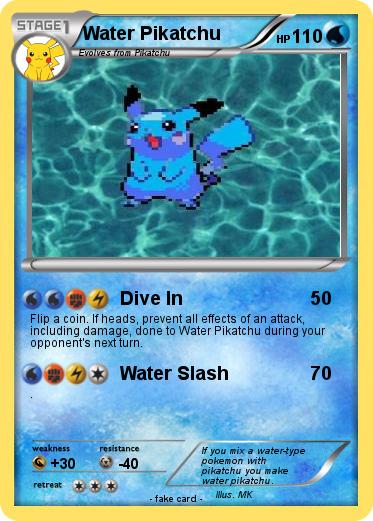 Pokemon Water Pikatchu