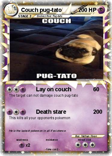 Pokemon Couch pug-tato