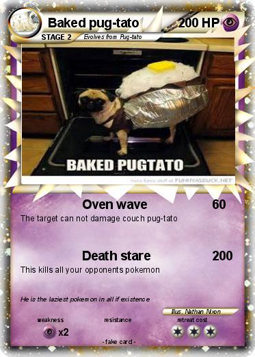 Pokemon Baked pug-tato