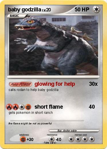 Pokemon baby godzilla