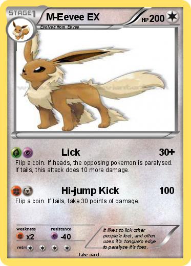 Pokemon M-Eevee EX