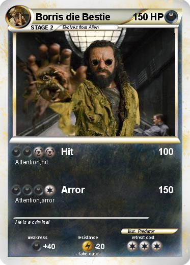 Pokemon Borris die Bestie