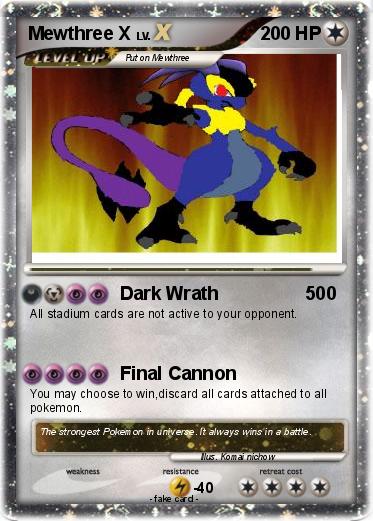 Pokemon Mewthree X