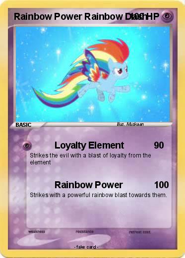 Pokemon Rainbow Power Rainbow Dash