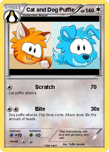 Pokemon Cat and Dog Puffle