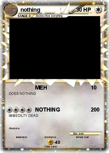 Pokemon nothing