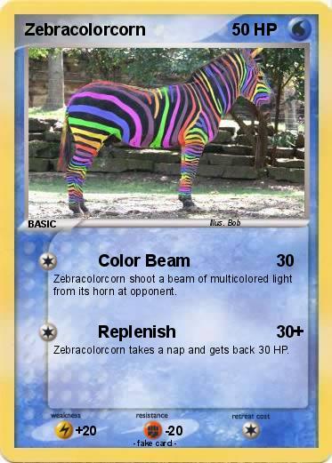 Pokemon Zebracolorcorn