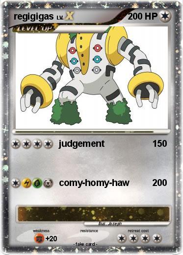 Pokemon regigigas