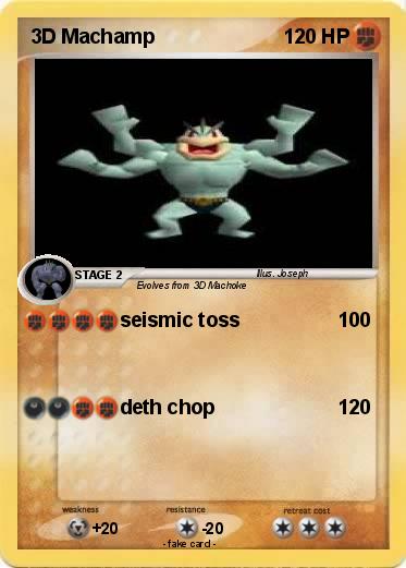 Pokemon 3D Machamp