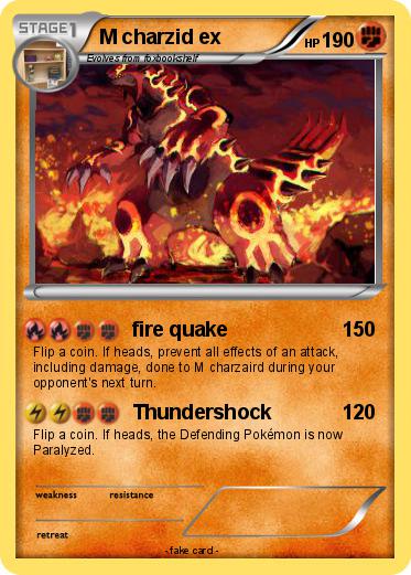 Pokemon M charzid ex