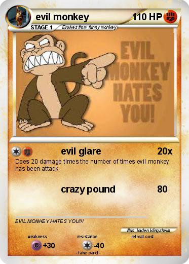 Pokemon evil monkey
