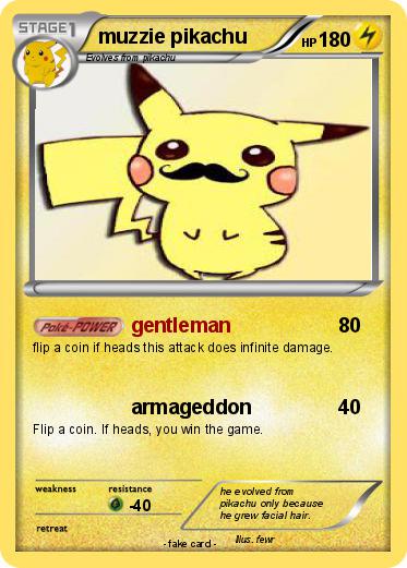 Pokemon muzzie pikachu