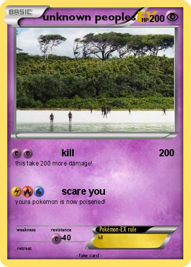 Pokemon unknown peoples