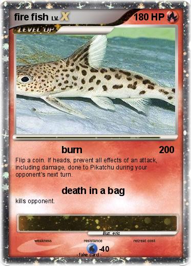 Pokemon fire fish