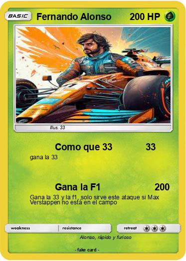 Pokemon Fernando Alonso