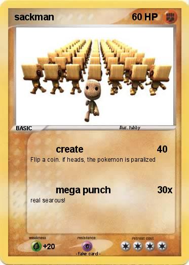 Pokemon sackman