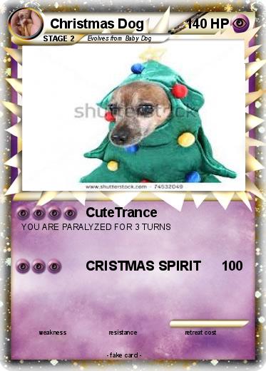 Pokemon Christmas Dog