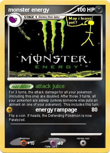 Pokemon monster energy