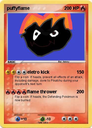 Pokemon puffyflame
