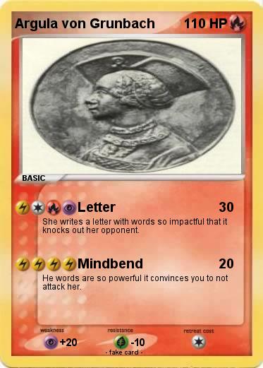 Pokemon Argula von Grunbach