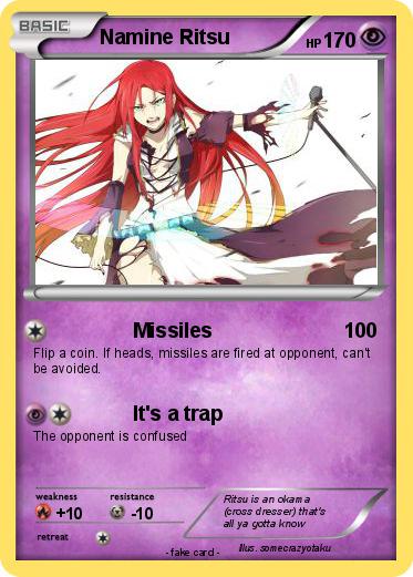 Pokemon Namine Ritsu