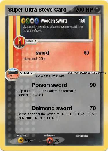 Pokemon Super Ultra Steve Card