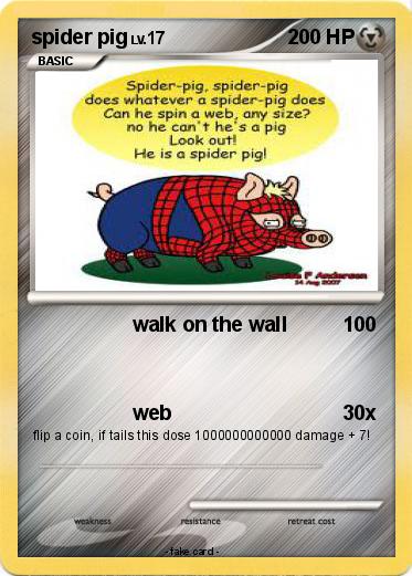 Pokemon spider pig