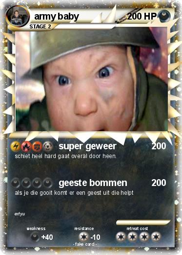 Pokemon army baby