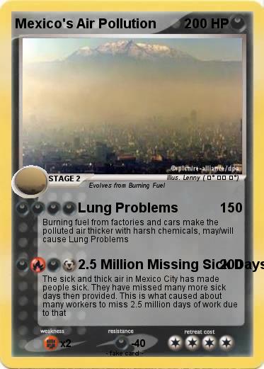 Pokemon Mexico's Air Pollution