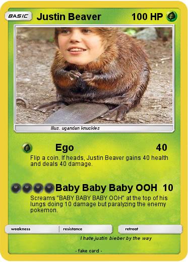 Pokemon Justin Beaver