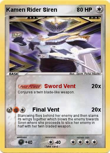 Pokemon Kamen Rider Siren