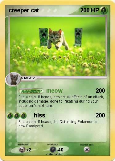 Pokemon creeper cat