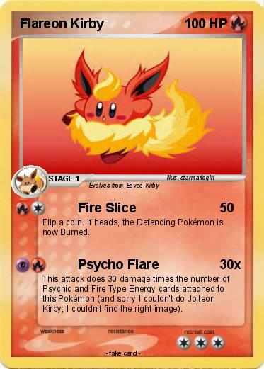 Pokemon Flareon Kirby