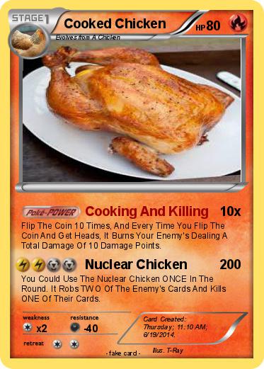 Pokemon Cooked Chicken