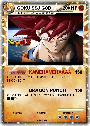 Pokemon GOKU SSJ GOD