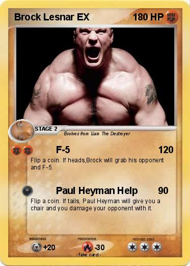 Pokemon Brock Lesnar EX