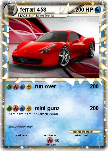 Pokemon ferrari 458