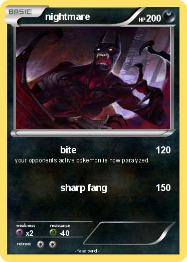 Pokemon nightmare