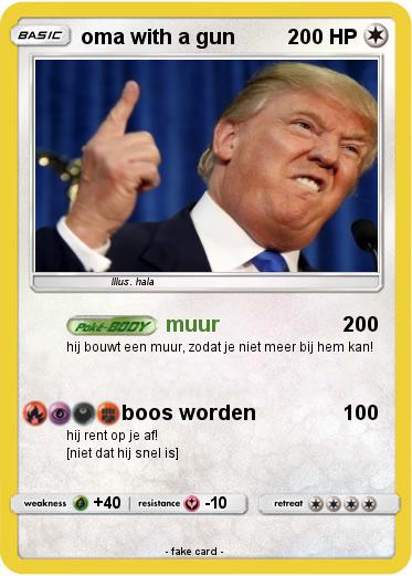 Pokemon oma with a gun