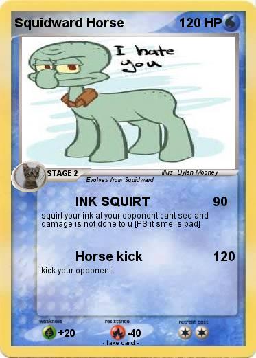 Pokemon Squidward Horse